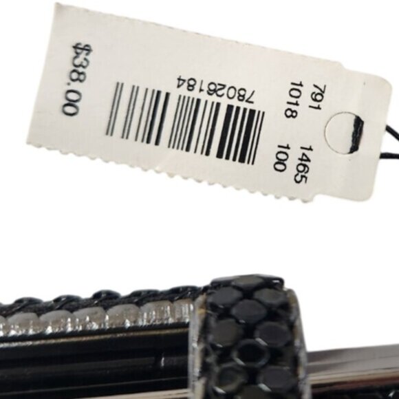 Black Sequin Evening Bag Chain Strap Satin Interior The Limited NWT party - Picture 4 of 7